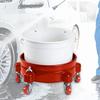 Durable Car Wash Bucket Dolly 360 Degree Rolling Caster Multifunctional Cleaning Holder for Car Wash Crew