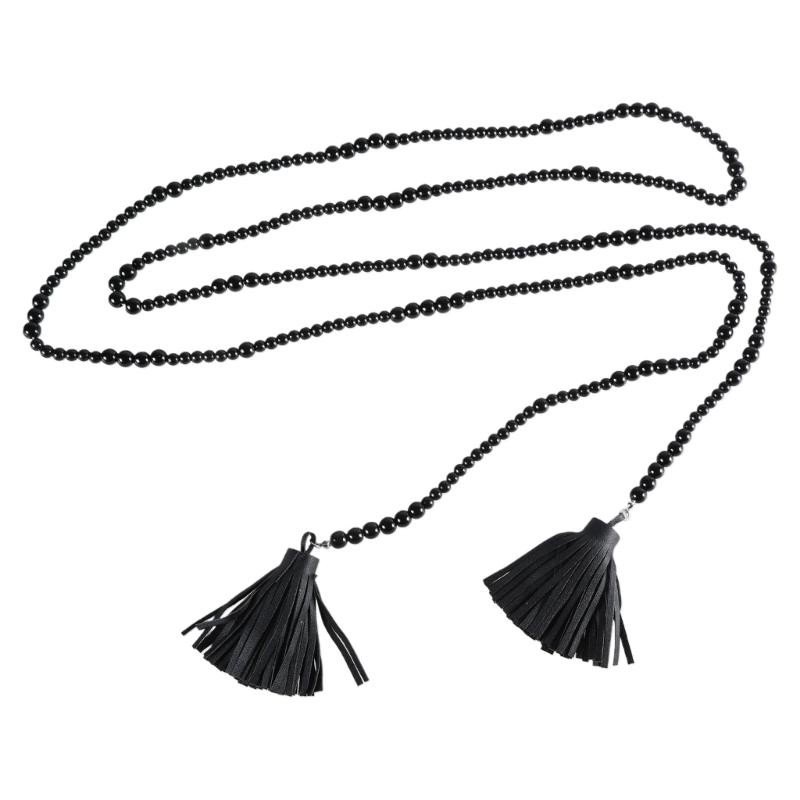 Многослойное ожерелье-ошейник из бусин Цепочка на шею Сексуальное ожерелье Винтажное ожерелье-ошейник Ювелирные изделия Элегантное ожерелье из бусин Плечевая цепочка 1