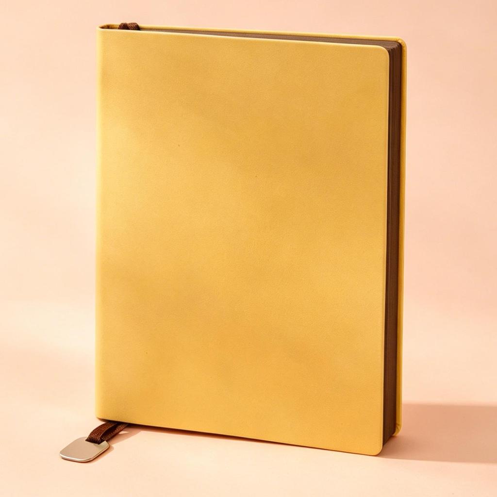 Luxury Sheep Suede Business Notebook with Customizable Logo and Imitation Leather Cover