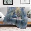 Joyful Light Snowman Collection Throw Blanket Soft Warm Blanket Gift for Grandparents
