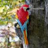 Parrot Bird Statue Ornament Sculpture for Lawn Terrace Patio