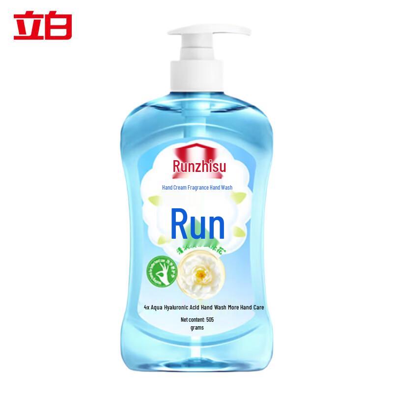Liby Runzhisu Гель для мытья рук с ароматом камелии и гиалуроновой кислотой, 505 г