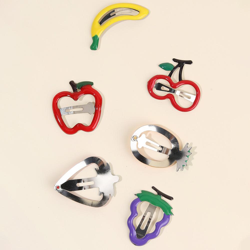 12Pcs Side Strawberry Hairpin Children Daily Styling Boutique Headwear Hot Cute Girls Hair Accessories Fruit BB Hair Clips