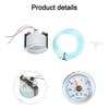 Car Turbocharger Gauge ABS 52mm 2" Turbocharger Gauge For Car Modification For Vehicle Engine Monitoring And Tuning Interior