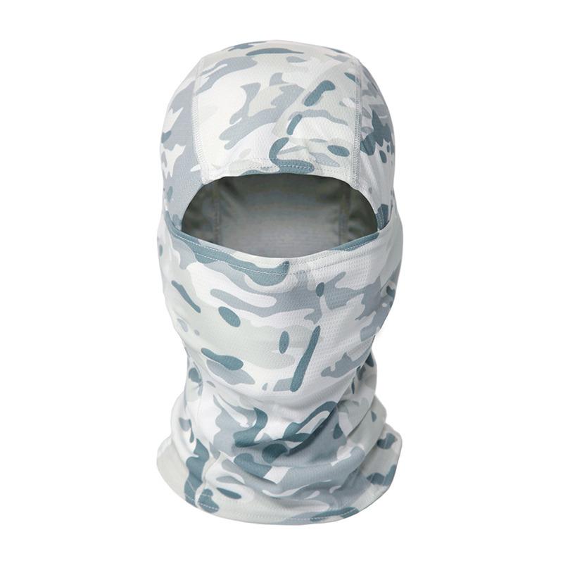 Camouflage Sturmhaube Vollgesichtsschal Outdoor Aktivität Ski Radfahren Vollgesichtsabdeckung Winter Hals Kopfwärmer Taktischer Schal Mütze Helm-Innenmütze
