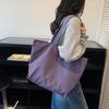 Commuter Shoulder Bag Handbag Women's Solid Color Tote Bag