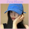 Baseballkappe im koreanischen Stil für Damen Sommer-Sonnenschutz Atmungsaktives Acryl Bestickte Hut mit breiter Krempe