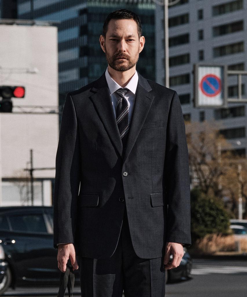 STCO [Four Seasons] (10-Year Suit) Wool Blend Four-Way Stretch Formal Pants_Indigo (Classic Fit)_Sslwz64Csn