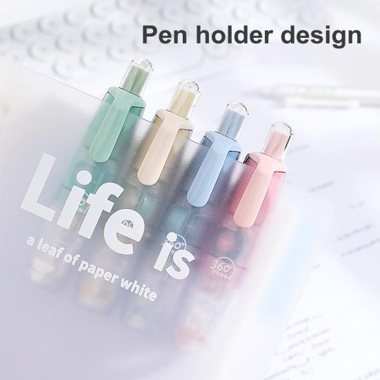 

1/4 шт. двусторонняя клейкая лента, корректирующая лента с 4 сменными клеевыми роликами, корректирующая лента для изготовления карточек, ручка