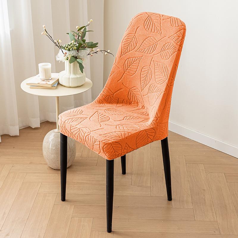 3D Three-dimensional Pattern Leaf Chair Cover All Seasons Universal Dustproof Elastic Household Stool Home Dustproof Cover оранжевый 909₽