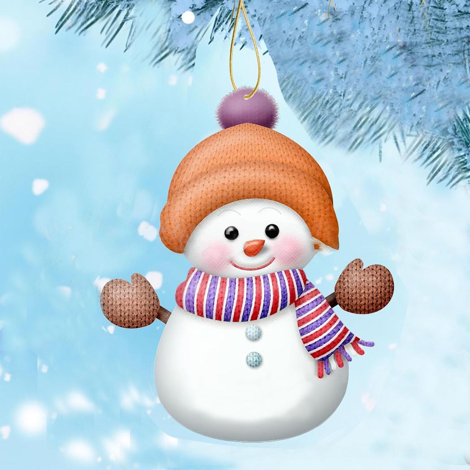 

Персонализированные рождественские украшения, украшения в подарок для друзей и влюбленных, индивидуальные именные украшения для влюбленных на Рождество, украшения для рождественской елки One Size