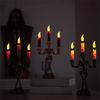 Halloween Skull/ Lamp Bar Shopping Mall Layout Props Candlestick Ornaments Candle Lamp Window Ornaments Luminous Night Light