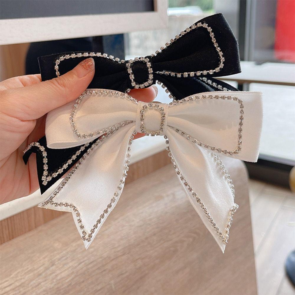 3D Cloth Patch Rhinestone Cloth Applique Clothes Accessory Bow Patch  Women