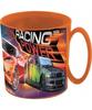 Mug - Racing Power - 350 ml - Mélamine - Orange - Enfant
