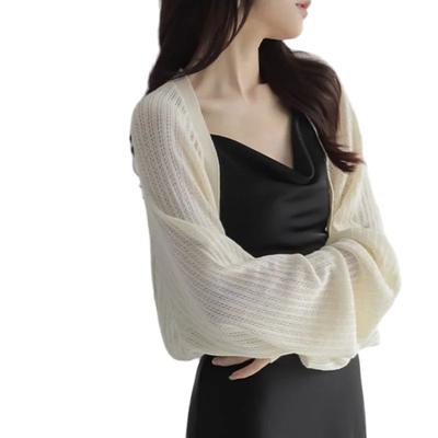 Wedding Jacket Wraps Bolero Women Shrug Shawl Evening Cape Dress Long Sleeve Sheer Open Front Cover Up Summer Shrug Top Up Coat