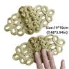 Golden Silk Uniform Knot Button Hand Made Fastener Type Baroque Frog Fastener Large Size Knot Style Cord Embroidery Closure