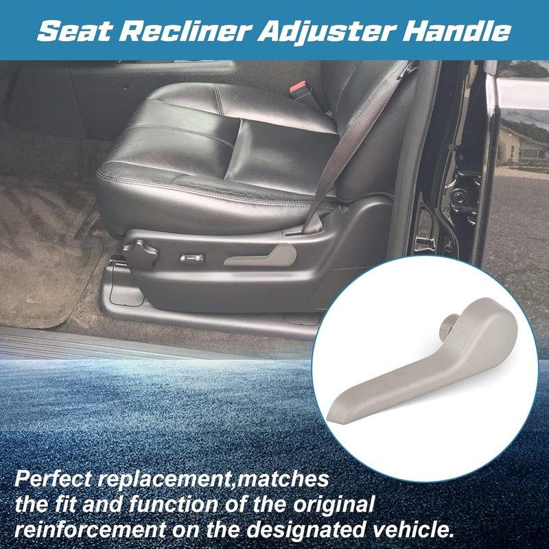 Gray Seat Recliner Handle Lever Seat Back Adjustment for GMC Sierra Yukon 2007-2013 for Chevrolet Silverado Avalanche 2007-2013
