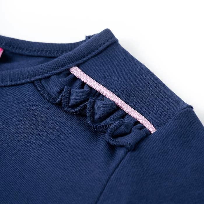 Kids' Long-sleeved T-shirt Navy Blue 92/104/116/128/140