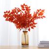 Simulation of green plant leaves, bundle of Lingxiao leaves, wedding bouquet set simulation leaf decoration