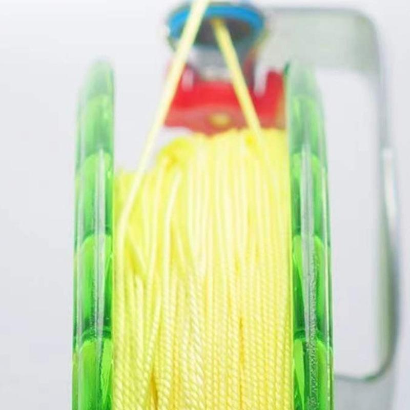 1 kus 200/300/400M Navíječ šňůry na draka Fire Wheel Rukojeť pro létání se šňůrou Nástroj Šňůra Vnější Kulatý Modrý Pro létání s draky