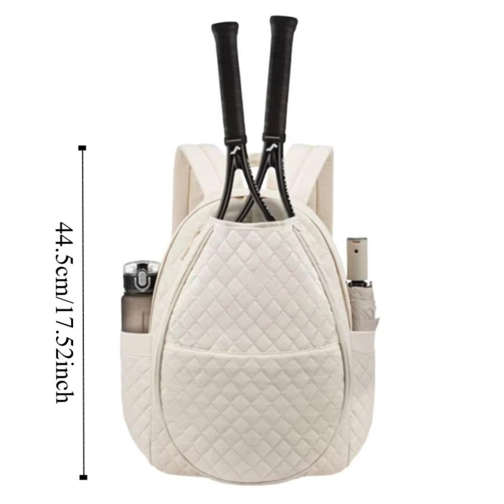 Zipper Closure Tennis Crossbody Backpack Waterproof Tennis Racket Bag  Home Fitness