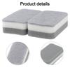 High Density Sponge 11 7 3 5cm Grey White for Easy For Kitchen Cleaning
