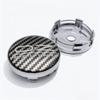 4 Stück OZ Racing Logo Kohlefaser-Geflecht Emblem Auto Radnabendeckel 60MM 56MM Auto Räder Nabenkappe Felge Radkappen Abdeckung Epoxidharz