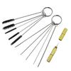 1 Set Airbrush Spray Nozzle Cleaning Repairing Tool Kit Needle & Brush Set Cleaner CLH@8