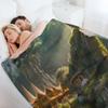 Galadriel's Cascade Enclave Throw Blanket Softest Single Luxury St Christmas Gifts Blankets