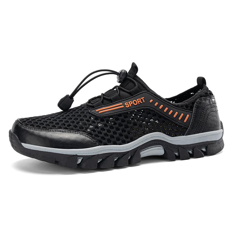 

2025 New Hiking Shoes Men Outdoor Sports Shoes Non-Slip Breathable Sneakers Walking Shoes for Outdoor Trailing Trekking Walking 39 чорний