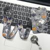 Retractable Badge Holder Halloween Lanyard with Badge Reels Carabiner Clip Neck Strap for Teacher Nurse Doctor