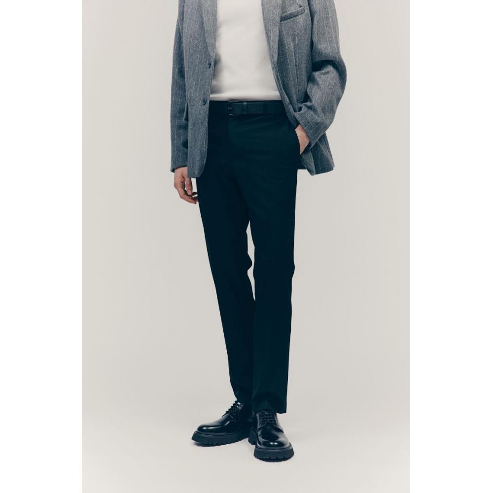 H M Tailored Pants sliM Fit Black