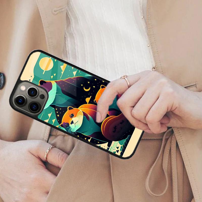 Otter Spirit Animal River Magnetic Phone Case For APPLE iPhone 17 Air 16 14 13 12 Pro Max 15 Plus Wireless Charge MagSafe Cover