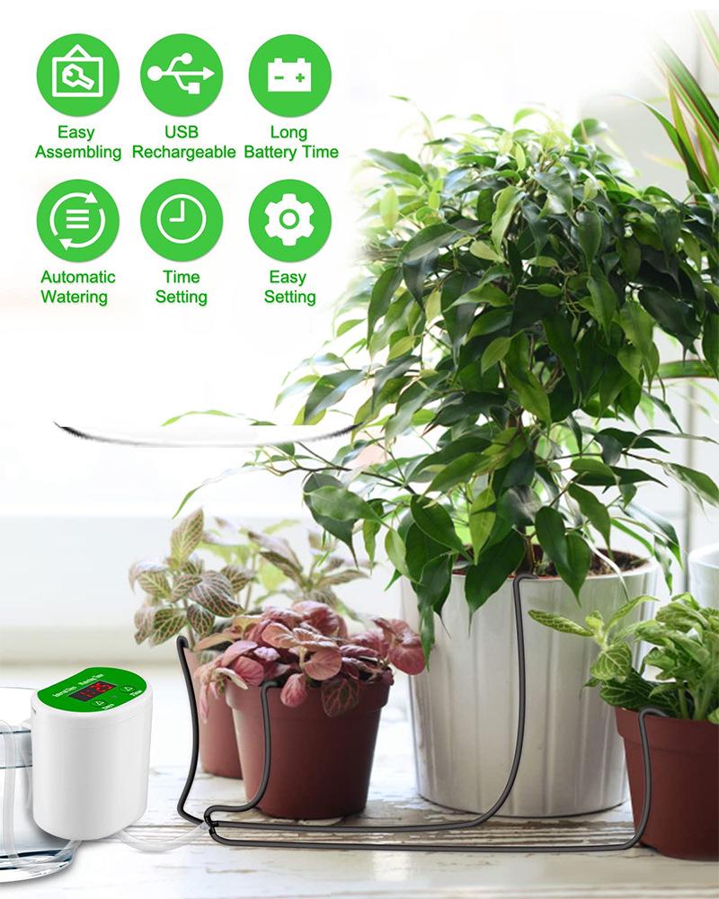 Smart Automatic Drip Irrigation System for Potted Plants and Gardens