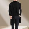 Winter Mid-Length Woolen Overcoat for Middle-Aged & Young People - Lapel Fashion Casual Style