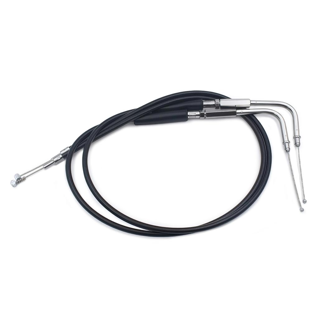 Motorcycle Parts Throttle Cable 90cm 110cm 130cm 150cm For Harley Sportster 1200 Custom Anniversary XLH1200C Police XL1200CP