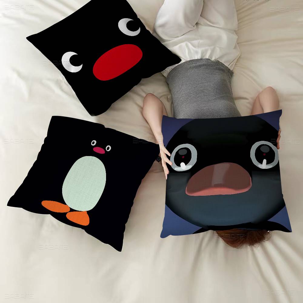 Cartoon Niedlich Pingu Pinguin Anime Kissenbezug Sofa Kissenbezug Heim Zimmer Dekoration Kinder Geschenk