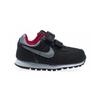 Nike MD Runner 2 Fabric Low Top Toddler Shoes Black Gray Infant And Toddler 652966-006