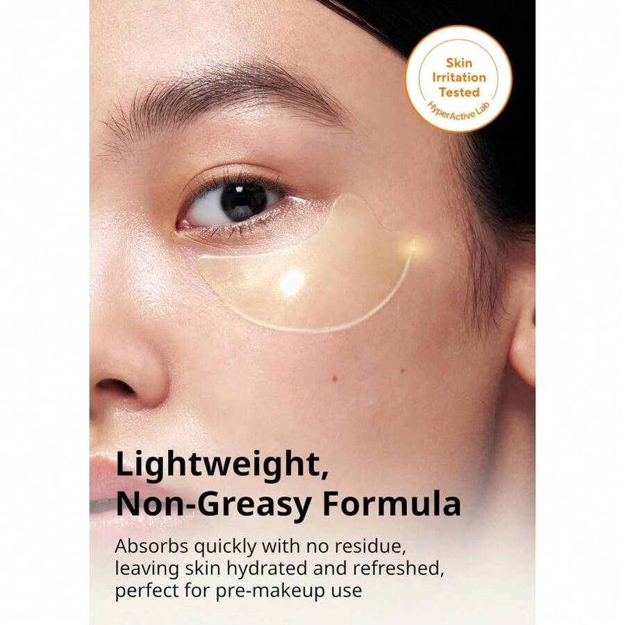 SNP [K Beauty Plasturi Perfecțiune Ochi cu Aur 24K 72g(60ea) | Plasturi Nutritivi Pentru Ochi Pentru Riduri Și Pete Pigmentare