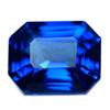 Natural Flawless BLUE Sapphire 8.30 Ct Loose Gemstone Emerald Shape