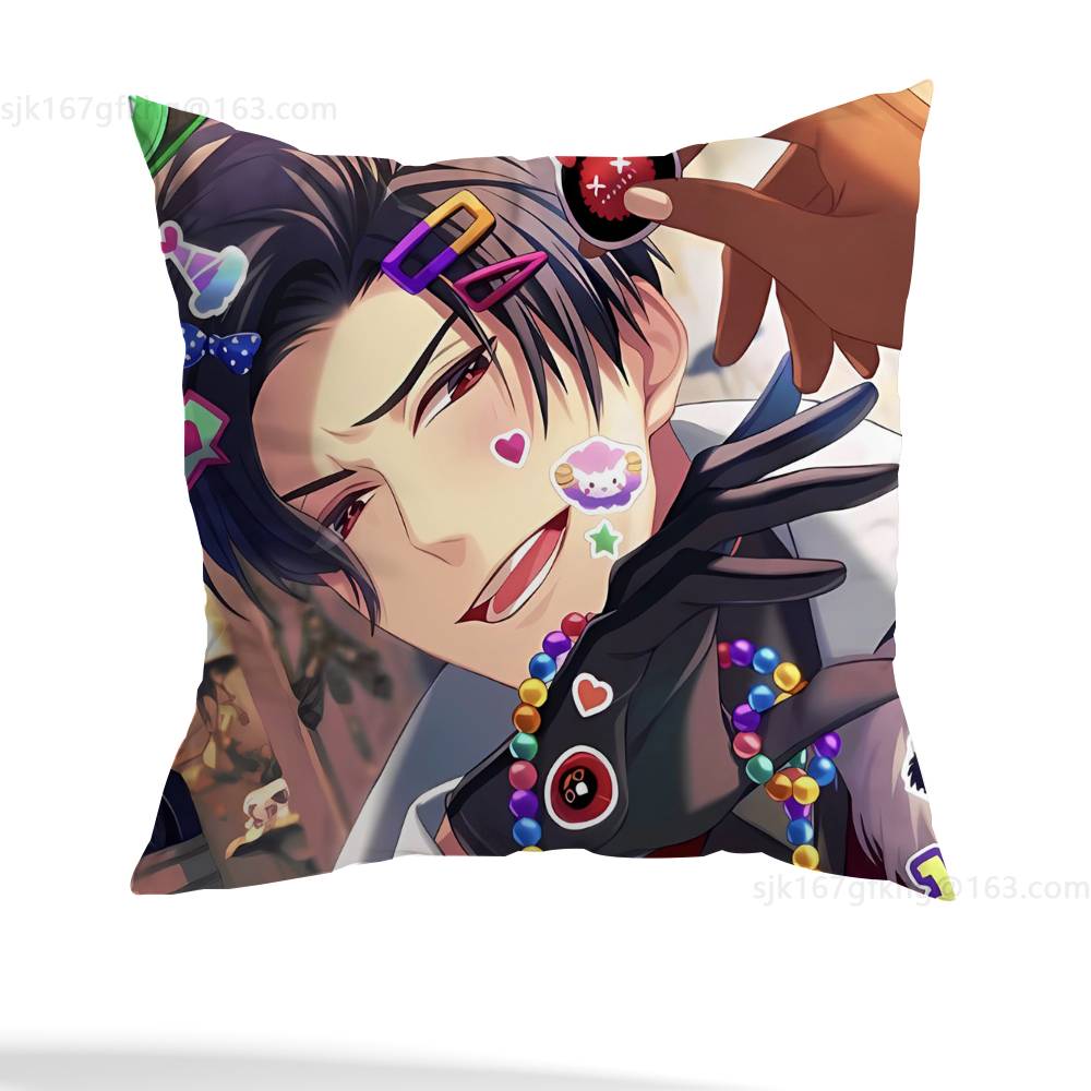 Game O-Obey Me Pillow Case Sofa Living Room Bedroom Headboard Backrest Cushion Square Cushion Nap Time
