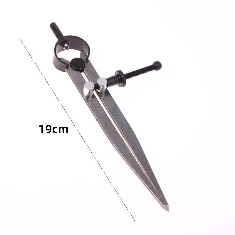 1 Piece Adjustable Compasses Gauges Leathercraft Line Marking Gauge Wing Divider Rotating Scratch Gauge Handcraft Leather Tool