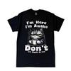 Retro Angry Cat 90s Shirt, Vintage I'm Here I'm Awake Don't Push It T-Shirt