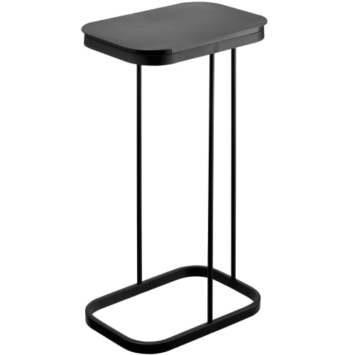 Yamazaki Luce Garbage Can, Wide Opening Garbage Bag Holder, Black, Approx. W22 X D34 X H56cm, Wide Opening for Easy Garbage Bag Removal, Product Numbe