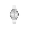 Quartz Movement 30M Water Resistant Watch 38Mm Silver Dial Stainless Steel Case Leather Strap Women Watches SYXS143
