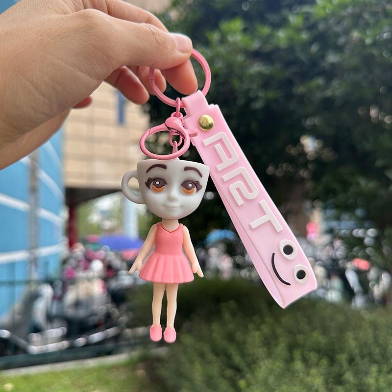 Brainrot Tralalero Tralala Ballerina Cappuccina Assassino Schlüsselanhänger
