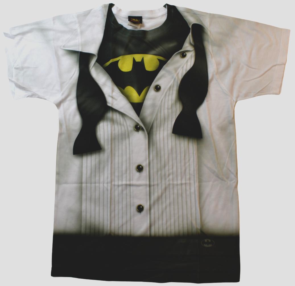 Batman Mens Costume I m Batman Tuxedo Shirt New Small XXL