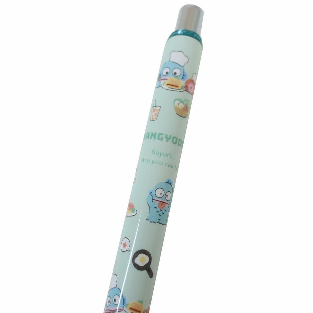 Sanrio Energel Ballpoint Made In Hangyodon Set and Name 0.5 Pen, Japan, (Pen Sticker)