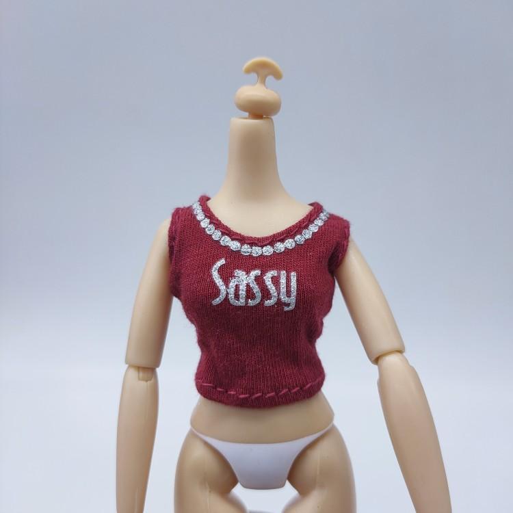 

разнообразие одежды топы рубашка для куклы Братц куклы Монстер Хай куклы 30 см модная крутая кукла сливовый