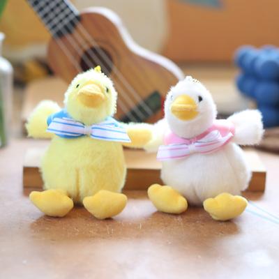 Fofo Fofo Pingente de Pato Marinho Brinquedo de Pelúcia Boneca Patinho Bolsa Pendurada Chaveiro Boneca Boneca